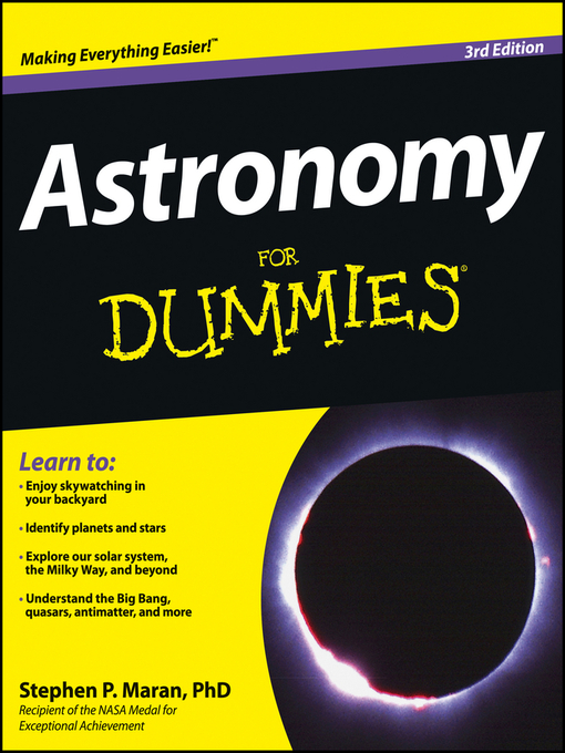 Title details for Astronomy For Dummies by Stephen P. Maran - Available